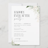 Invitation Forêt Sauvage Heureusement Jamais Après La Fête (Devant)