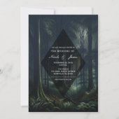 Invitation Forêt sombre à Twilight Mariage (Devant)