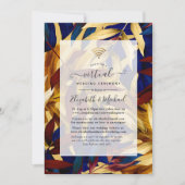 Invitation Forêt tropicale exotique Mariage virtuel Toucan (Devant)