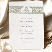 Invitation Forêt Whimsèque Thème Mariage Rabbit Motif