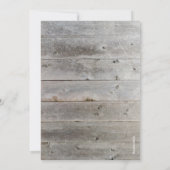 Invitation Forêt Woodland Gold Pays Deer Boy Baby shower (Dos)