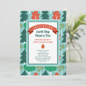 Invitation Forêt Woodland Thème Nature Lover (Debout devant)