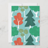 Invitation Forêt Woodland Thème Nature Lover (Dos)