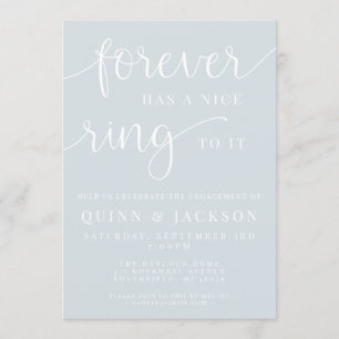 Invitation Forever A Une Belle Bague À Elle Fiançailles Invit