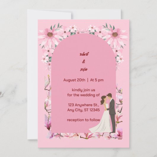 Invitation Forever commence ici (Devant)