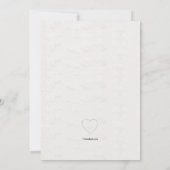 Invitation Forever in Our Heart Photo Célébration de la vie (Dos)