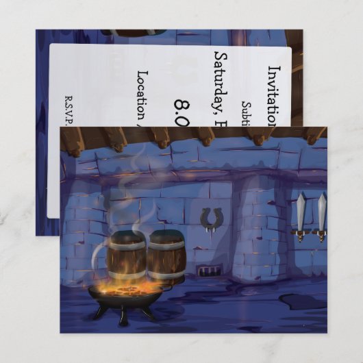 Invitation Forge de forgerons (Devant / Derrière)