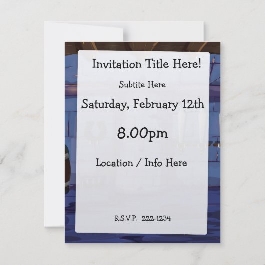 Invitation Forge de forgerons (Dos)