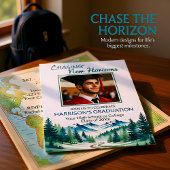 Invitation Forge Your Own Path Adventure Grad Party