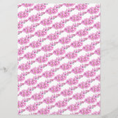 Invitation Forget-me-not heart art wedding pink white (Dos)