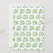 Invitation Forget Me Nots and Daisies Wedding (Dos)