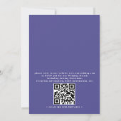 Invitation Formal Lavender Eucalyptus Budget QR Code Wedding (Dos)