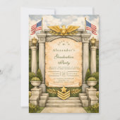Invitation Formal Military Graduation Celebration (Devant)