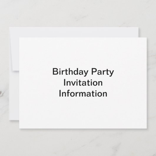 Invitation Forme de crabe bleu et blanc (Dos)