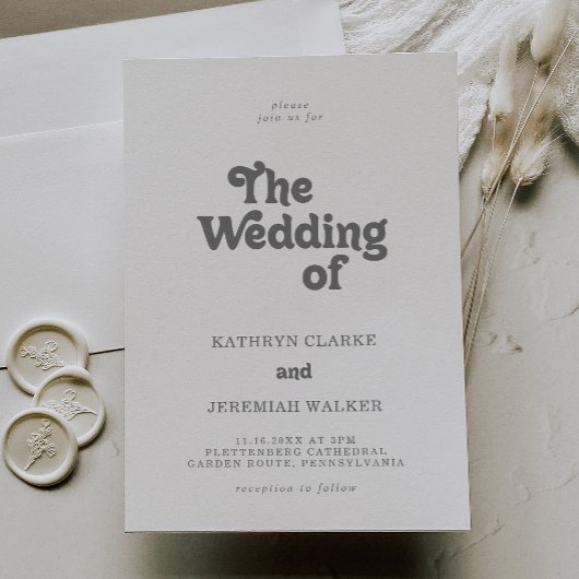 Invitation Formel Simple Le Mariage De