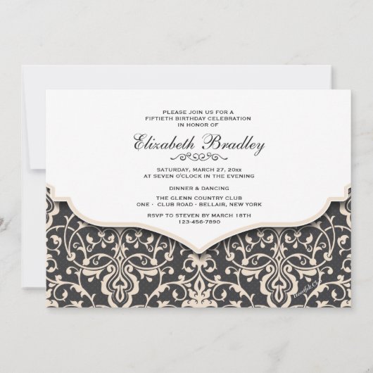 Invitation formelle (Dos)