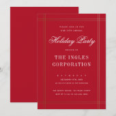 Invitation formelle à une soirée de fête (Devant / Derrière)