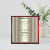 Invitation Formelle Black Cravate Dîner (Debout devant)