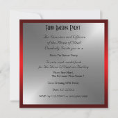 Invitation Formelle Black Cravate Dîner (Devant)