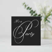 Invitation Formelle Black Fancy (Debout devant)
