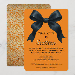 Invitation formelle d'anniversaire Halloween - Ora