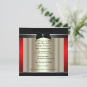 Invitation formelle de charité en tenue de soirée (Debout devant)