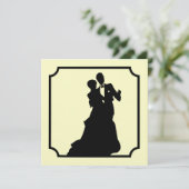 Invitation formelle de partie de carré de cravate (Debout devant)