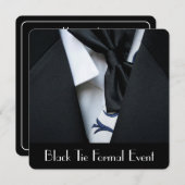 Invitation formelle de partie d'événement de (Devant / Derrière)