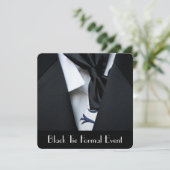 Invitation formelle de partie d'événement de (Debout devant)