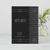 Invitation formelle et élégante pour le Nouvel An (Debout devant)