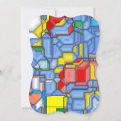 Invitation Formes 3D (Dos)