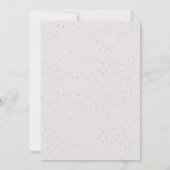 Invitation Formes Abstraites modernes Mariage Turquoise et Br (Dos)