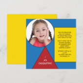 Invitation Formes Diplôme préscolaire/maternelle (Devant / Derrière)