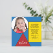 Invitation Formes Diplôme préscolaire/maternelle (Debout devant)