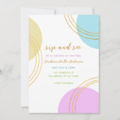 Invitation Formes Simples Siroter Et Voir (Devant)