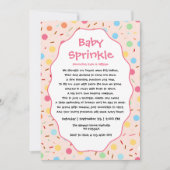 Invitation Formulation d'invitation pour une baby sprinkle po (Devant)