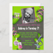 Invitation Formule pour le plaisir - Filles (Devant / Derrière)