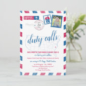 Invitation Fort Bragg, NC Militaire Déménagement (Debout devant)