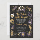 Invitation Fortune Teller Future Witchy Graduation Party (Devant)