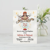 Invitation Fortune Teller Gypsy Genre Reveve Party (Debout devant)