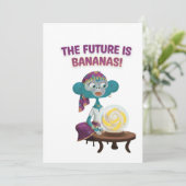 Invitation fortune teller monkey (Debout devant)