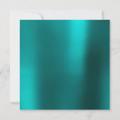 Invitation Foto fête d'anniversaire Gris Turquoise vert VIP M (Dos)