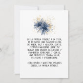 Invitation Foto Joyeux Noël & Bonne Année (Dos)