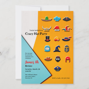 Invitation Fou Casquette