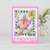 INVITATION FOU DE THÉ PARTY (Debout devant)