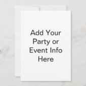 INVITATION FOU DE THÉ PARTY (Dos)