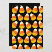 Invitation Fou Pour Candy Corn (Devant / Derrière)