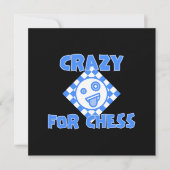 Invitation Fou pour les échecs (Devant)