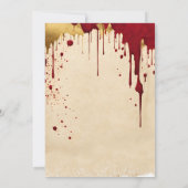 Invitation fouet meurtre mystère détective dîner soirée (Dos)