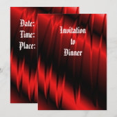 Invitation Foule rouge (Devant / Derrière)